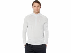 (取寄) アンダーアーマー メンズ Ua テック 1/2 ジップ Under Armour men Under Armour UA Tech 1/2 Zip Halo Gray/White