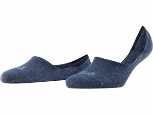 (取寄) ファルケ レディース ステップ ハイ カット ノー ショー ソックス Falke women Falke Step High Cut No Show Socks Navy Melange