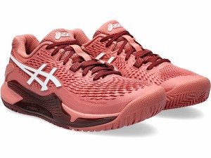 (取寄) アシックス レディース ゲル-レゾリューション 9 テニス シューズ ASICS women ASICS Gel-Resolution 9 Tennis Shoe Light Garnet