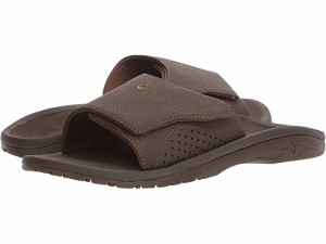 (取寄) オルカイ メンズ ナルー スライド OluKai men  Nalu Slide Dark Java/Dark Java