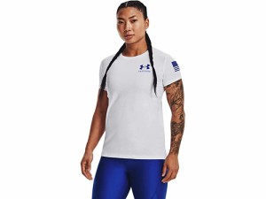 (取寄) アンダーアーマー レディース ニュー フリーダム バナー T-シャツ Under Armour women Under Armour New Freedom Banner T-Shirt 