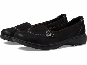 (取寄) クラークス レディース カーリー ルーリン Clarks women Clarks Carleigh Lulin Black Nubuck