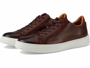 (取寄) エコー メンズ ストリート トレイ ドレス スニーカー ECCO men ECCO Street Tray Dress Sneaker Cognac