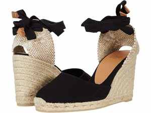 (取寄) カスタニエール カリーナ 80 ウェッジ エスパドリーユ CASTANER  Carina 80 Wedge Espadrille Black