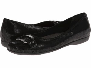 (取寄) トロッターズ レディース シズル Trotters women  Sizzle Black Patent Suede Lizard Leather