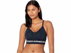 (取寄) アンダーアーマー レディース シームレス ロウ ロング ブラ Under Armour women  Seamless Low Long Bra Black/Halo Gray