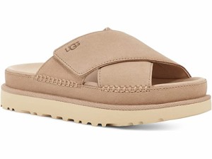 (取寄) アグ レディース ゴールデンスター クロス スライド UGG women UGG Goldenstar Cross Slide Driftwood