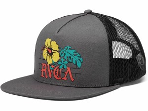 (取寄) ルーカ メンズ フローラル パーク トラッカー RVCA men RVCA Floral Park Trucker Dark Grey