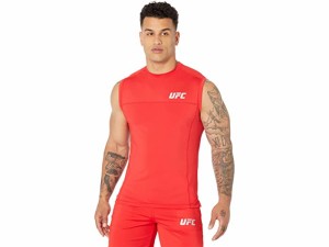 (取寄) ユーエフシー メンズ スリーブレス クルー ネック ティー UFC men UFC Sleeveless Crew Neck Tee Red