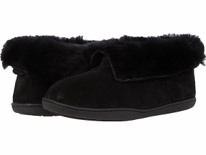 (取寄) ミネトンカ レディース シープスキン アンクル ブート Minnetonka women Minnetonka Sheepskin Ankle Boot Black 1