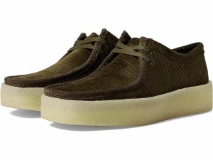 (取寄) クラークス メンズ ワラビー カップ Clarks men Clarks Wallabee Cup Green Cord Textile