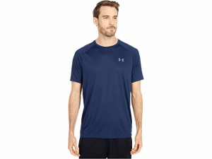 (取寄) アンダーアーマー メンズ Ua テック ショート スリーブ ティー Under Armour men  UA Tech Short Sleeve Tee Academy/Graphite