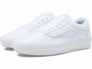 (取寄) バンズ コンフィクッシュ オールド スクール Vans  Comfycush Old Skool (Classic) True White/True White