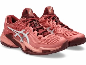 (取寄) アシックス レディース コート FF 3 テニス シューズ ASICS women ASICS Court FF 3 Tennis Shoe Light Garnet/White