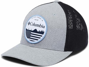 (取寄) コロンビア メッシュ ボールキャップ 帽子 Columbia Columbia Columbia Mesh Ballcap Columbia Grey Heather/Black/Flag