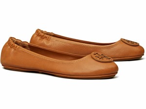 (取寄) トリーバーチ ミニー トラベル バレエ フラッツ Tory Burch  Minnie Travel Ballet Flat Bourbon Miele