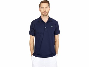 (取寄) ラコステ メンズ ショート スリーブ スポーツ ブリーザブル ラン-レジスタント インターロック ポロ シャツ Lacoste men  Short S