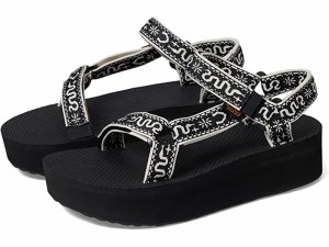 (取寄) テバ レディース フラットフォーム ユニバーサル Teva women Teva Flatform Universal Bandana Black/Birch