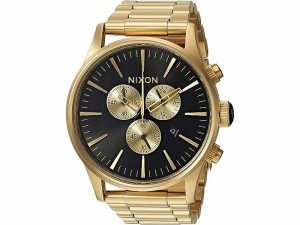 (取寄) ニクソン メンズ セントリー クロノ Nixon men Nixon Sentry Chrono All Gold/Black