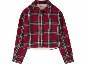 (取寄) リーバイス キッズ ガールズ ロング スリーブ シェルパ ライン フランネル トップ (ビッグ キッズ) Levi's Kids girls Levi's Kid