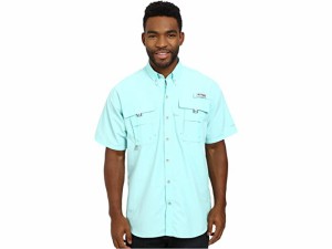 (取寄) コロンビア メンズ バハマ リ ショート スリーブ シャツ Columbia men Columbia Bahama II Short Sleeve Shirt Gulf Stream