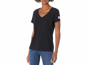 (取寄) カルバンクライン レディース ウィメンズ ショート スリーブ クロップド ロゴ T-シャツ Calvin Klein women Calvin Klein Women's