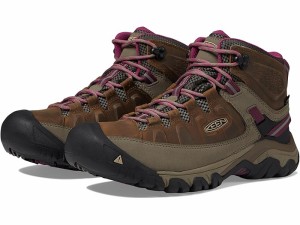 (取寄) キーン レディース ターギー 3 ミッド ウォータープルーフ KEEN women  Targhee III Mid Waterproof Weiss/Boysenberry