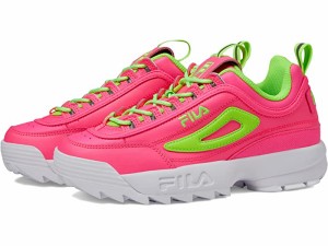 (取寄) フィラ キッズ ディスラプター リ プレミアム (ビッグ キッド) Fila kids Fila Disruptor II Premium (Big Kid) Knockout Pink/Gr