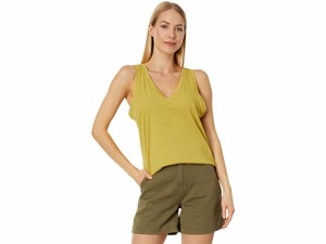 (取寄) メイドウェル レディース ウィスパー コットン V-ネック タンク Madewell women Madewell Whisper Cotton V-Neck Tank Gilded Mos