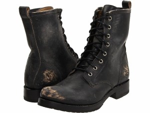 (取寄) フライ レディース ベロニカ コンバット Frye women Frye Veronica Combat Black Stone Wash