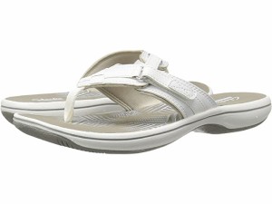 (取寄) クラークス レディース ブリーズ シー Clarks women Clarks Breeze Sea White Synthetic