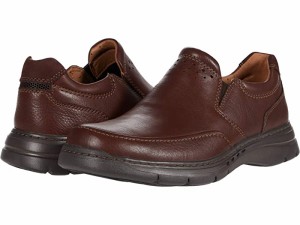 (取寄) クラークス メンズ アン ブロウリー ステップ Clarks men  Un Brawley Step Mahogany Tumbled Leather