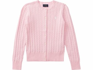 (取寄) ラルフローレン キッズ ガールズ ケーブル ニット コットン カーディガン (ビッグ キッズ) Polo Ralph Lauren Kids girls  Cable 