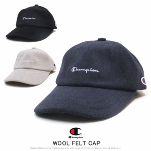 メール便送料無料 チャンピオン Champion キャップ 帽子 メンズ レディース ウールフェルト スクリプトロゴ WOOL FELT CAP 381-4039