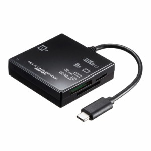 USB3.1 Type-C マルチカードリーダー[ADR-3TCML40BKN]