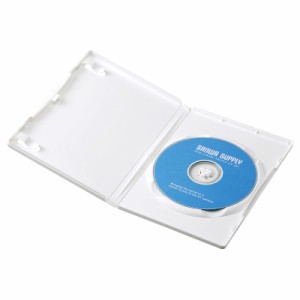 DVDトールケース 1枚収納 10枚セット ホワイト[DVD-TN1-10WN]