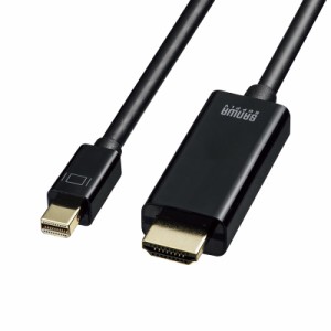 ミニDisplayPort HDMI 変換ケーブル　HDR対応 ブラック 1m[KC-MDPHDRA10]