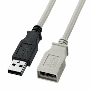 USB延長ケーブル 3m ライトグレー [KU-EN3K]