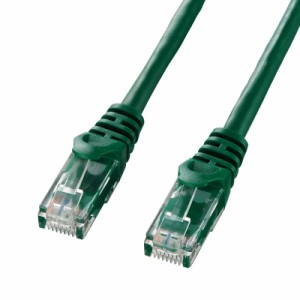 Cat6 LANケーブル 5m グリーン[LA-Y6-05G]