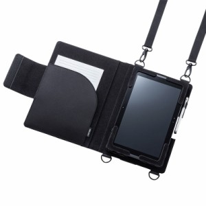 ショルダーベルト付き 10.1型 タブレットPCケース 背面カメラ対応[PDA-TAB4N]