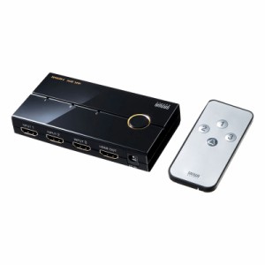 HDMI切替器 3入力1出力 4K/30Hz対応 リモコン付き[SW-UHD31RN]