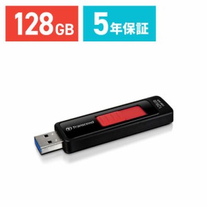 USBメモリー 128GB USB3.0 スライドコネクタ Transcend [TS128GJF760]