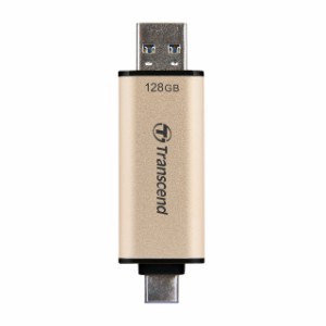 USBメモリ 128GB USB3.2(Gen1) USB A USB Type-C デュアルコネクタ Transcend JetFlash 930C[TS128GJF930C]