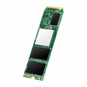 NVMe M.2 SSD 256GB NVMe Rev1.3準拠 PCIe Gen3 ×4 接続 3D NAND フラッシュ Transcend[TS256GMTE220S]