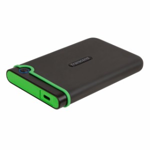 耐衝撃 ポータブルHDD 2TB USB Type-C USB 3.1 Gen1 Transcend StoreJet 25M3C 外付けHDD [TS2TSJ25M3C]