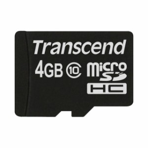 microSDカード 4GB class10 SDHC Transcend [TS4GUSDHC10]