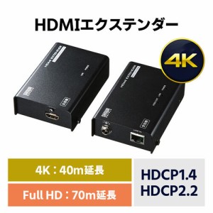 HDMIエクステンダー 送受信機セット[VGA-EXHDLT]