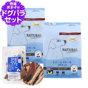 【店内全品送料無料】ナチュラルハーベスト レジームスモール チキン 1.1kg×2袋＋お試し国産お魚厚削り 15g 