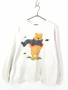 THE DISNEP STORE POOH くまのプーさん キャラクタースウェットシャツ