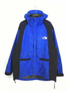 古着 90s TNF The North Face 「GORE-TEX」 ゴア マウンテン ライト ジャケット パーカー 青 L 古着